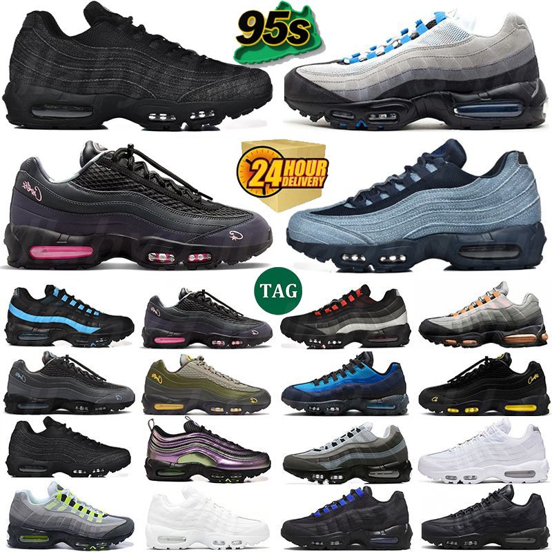 Designer shoes 95s Running Shoes ctz pink foam yellow bigbubble Triple Black White neon spark Mesh Leather Trainer Breathable Sneakers Runner Sports Eur 36-45