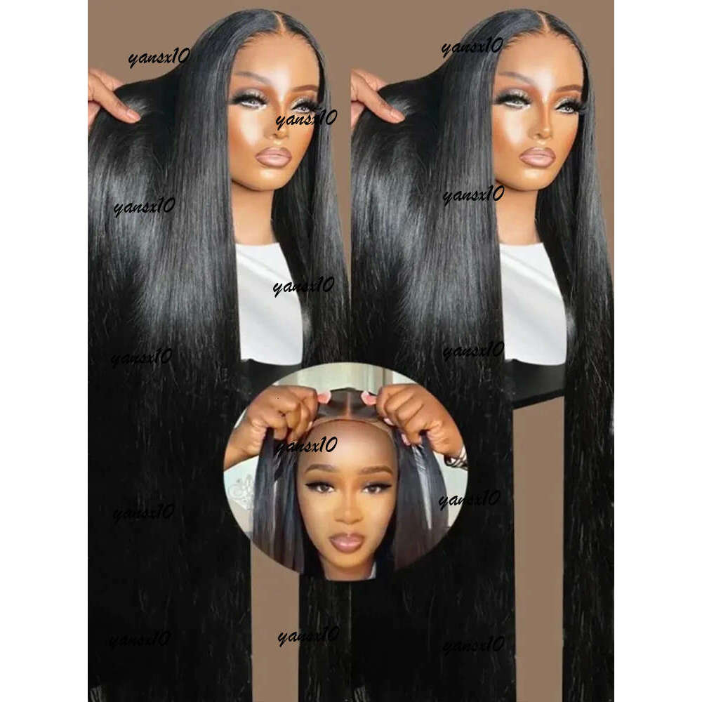 Brazilian Easy Go Glueless Bone Straight HD Transparent Human Hair Closure Wigs 13X4 Lace Frontal Wig for Women