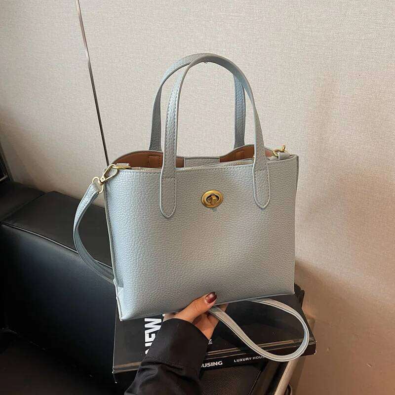 Popular Women's 2025 New Fashion Versatile Shoulder High-End Commuter Messenger Bucket Bag