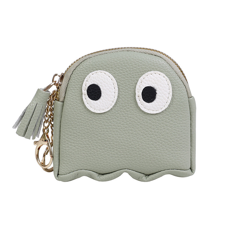 2025 autumn new mini creative cartoon zipper coin wallet with simple and niche mini design, small and exquisite cute keychain coin bag designer wallet