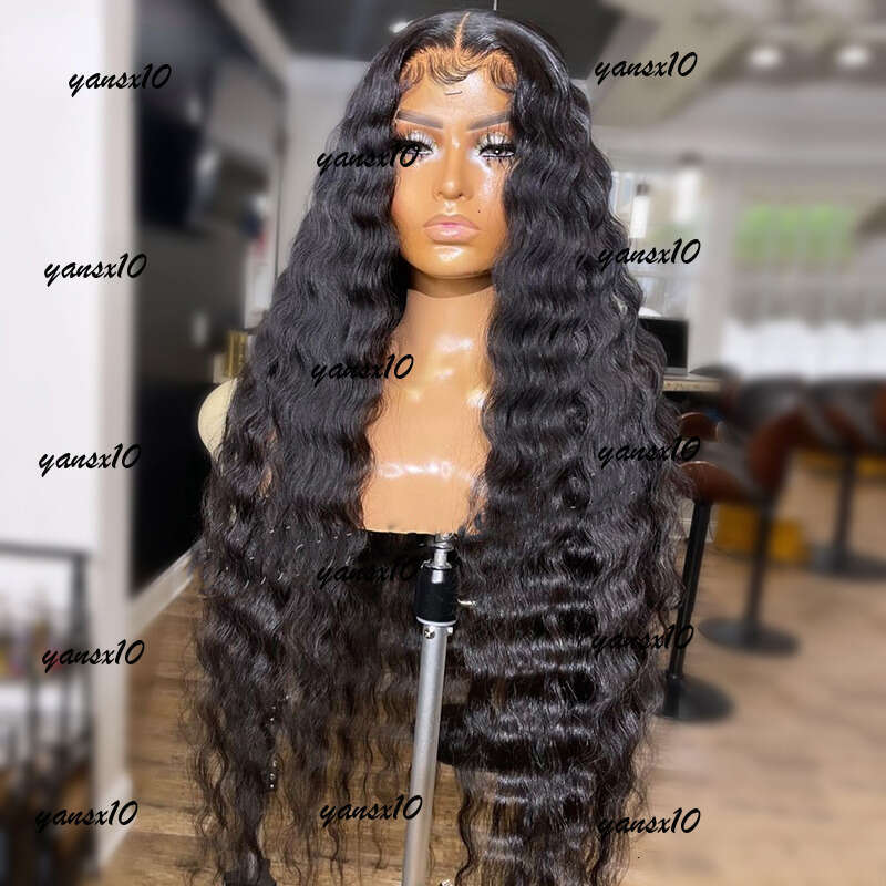 250 Density 30 40 Inch Brazilian Highlight Ombre Deep Wave HD Front Colored Curly Human Hair Wig 13x6 Lace Frontal Wigs Synthetic for Women