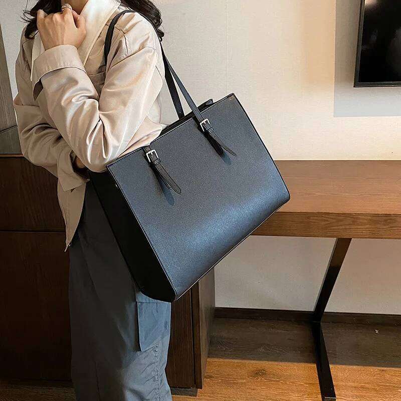 New Women Retro Tote Bags Messenger Handbag High Quality PU Leather Shoulder Big Casual Crossbody Bag
