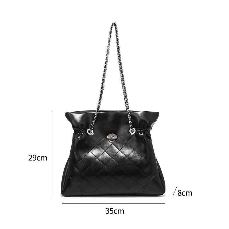 FIMKA designer bag free shipping luxury bag high quality soft bucket versatile fashion classic Diamond Lattice shoulder bag for woman