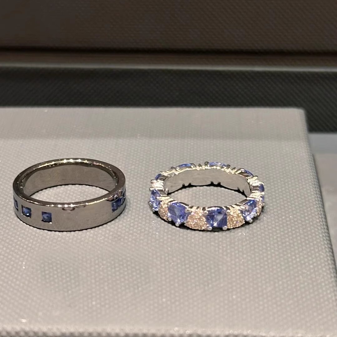 Luxury Brand Designer Jewelry Black Ring Inlaid Gem Original Retro High-End Couple Rings For Men And Women, Unique Gift For Boyfriend Or Girlfriend