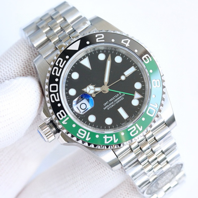 Designer Clean Watch M126710blro-0001 AAAAA 5A Grade 1:1 Super Clone Watch 40mm Men's Sapphire Glass Automatic Mechanical 3285 Movement Jason007 with Green