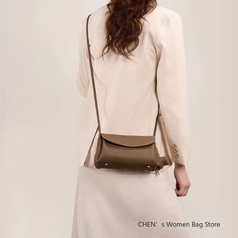 Women's Genuine Fashion Crossbody Bags Soft Cowhide Leather Shoulder Messenger Bag