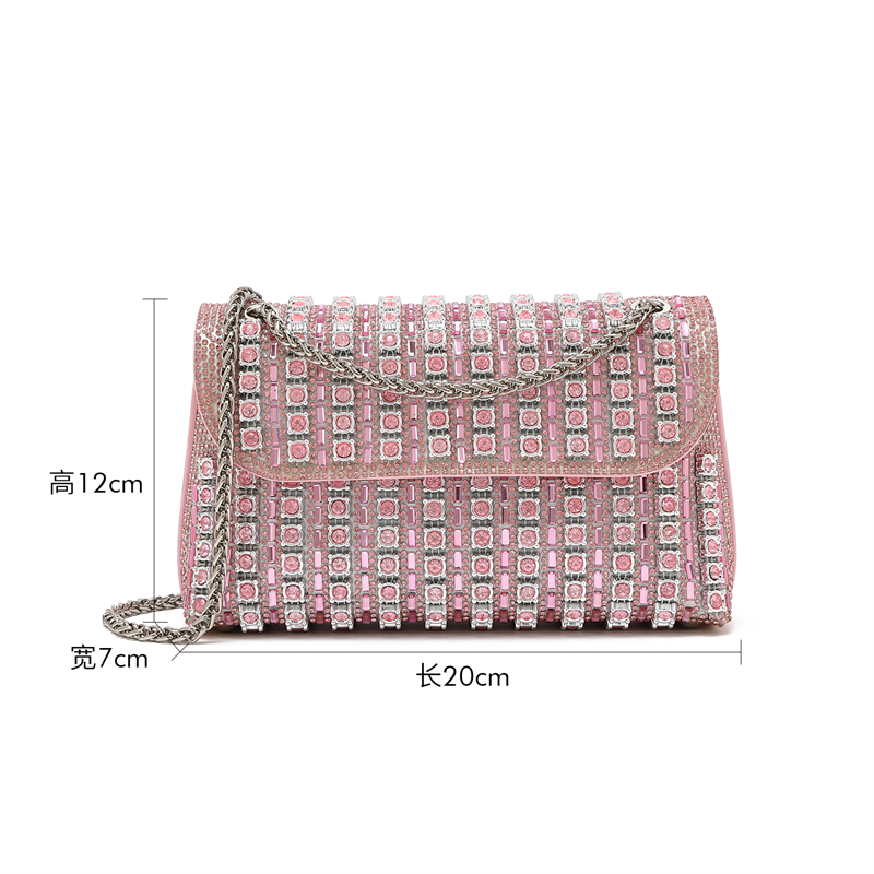 FIMKA designer bag free shipping luxury bag high quality diamond evening bag versatile fashion party shoulder bag for woman