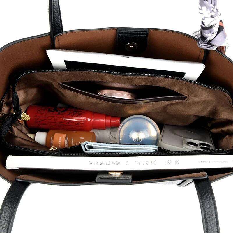 Genuine Brand Women Tote High Quality Soft Leather Large Ladies Shoulder Crossbody Bag Female Shopping Handbag A Main