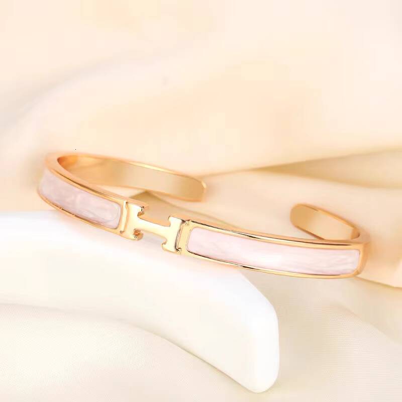 Luxury Brand Designer Jewelry Jie Jie Gao Letter Bamboo Joint Snake Bone Bracelet Personality Temperament High-End Starry Sky Fashion Minimalist Full 