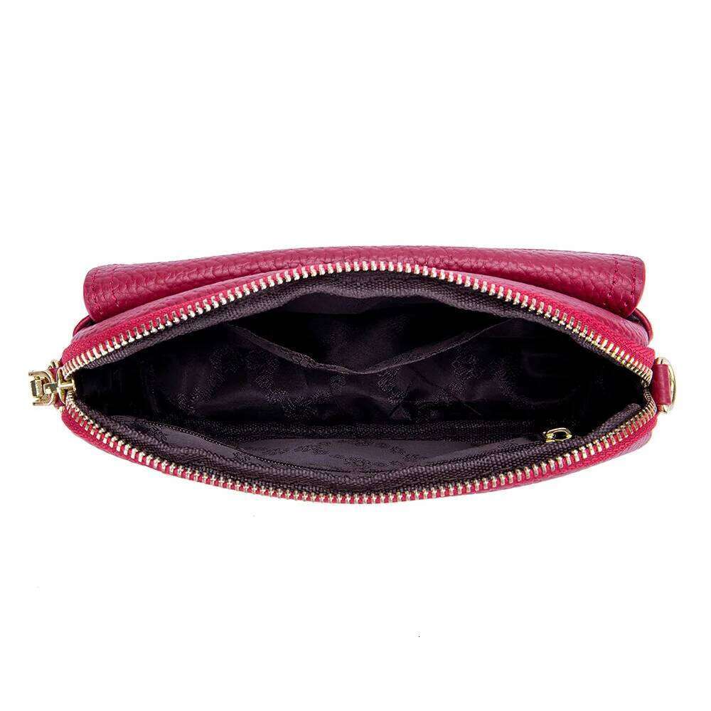 Alirattan Genuine Leather Women's 2025 New Fashion Shoulder Crossbody Lightweight And Versatile Handheld Bag