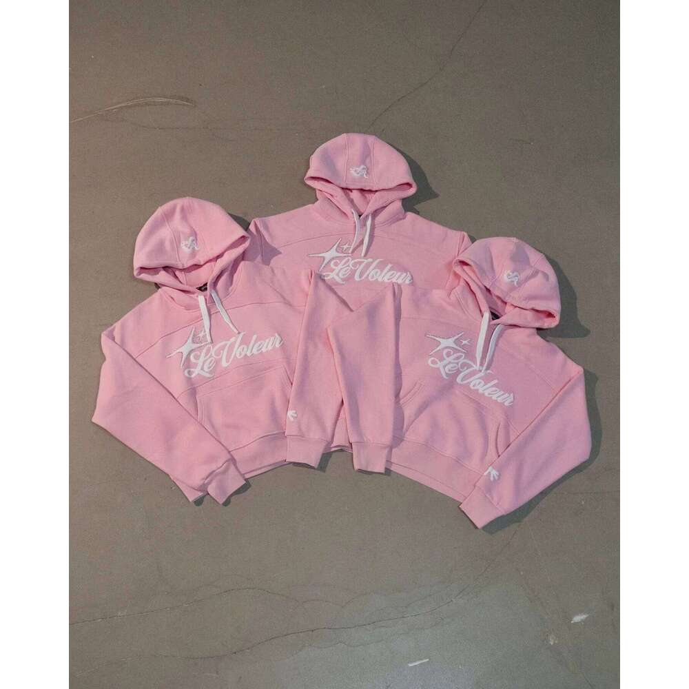 Streetwear Gothic Pink Clothes Womens Hip Hop Letters Oversized Y2k Hoodie Sweatshirt Fashion Casual Pullover Jacket