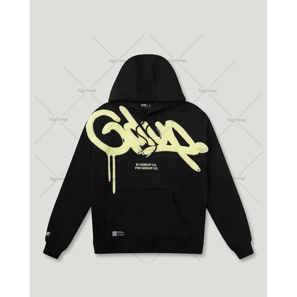 American Street Clothing Hip Hop Casual Loose Hoodie Men And Women Y2k Fashion Brand Letter Embroidered Sweatshirt