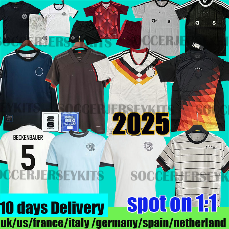 germany 125 Whiteout Germany 2025 Kit alemania euro soccer jerseys deutschland trikot KROOS football shirt kids kit Deutschland 125TH maillot allemagne EM trikots