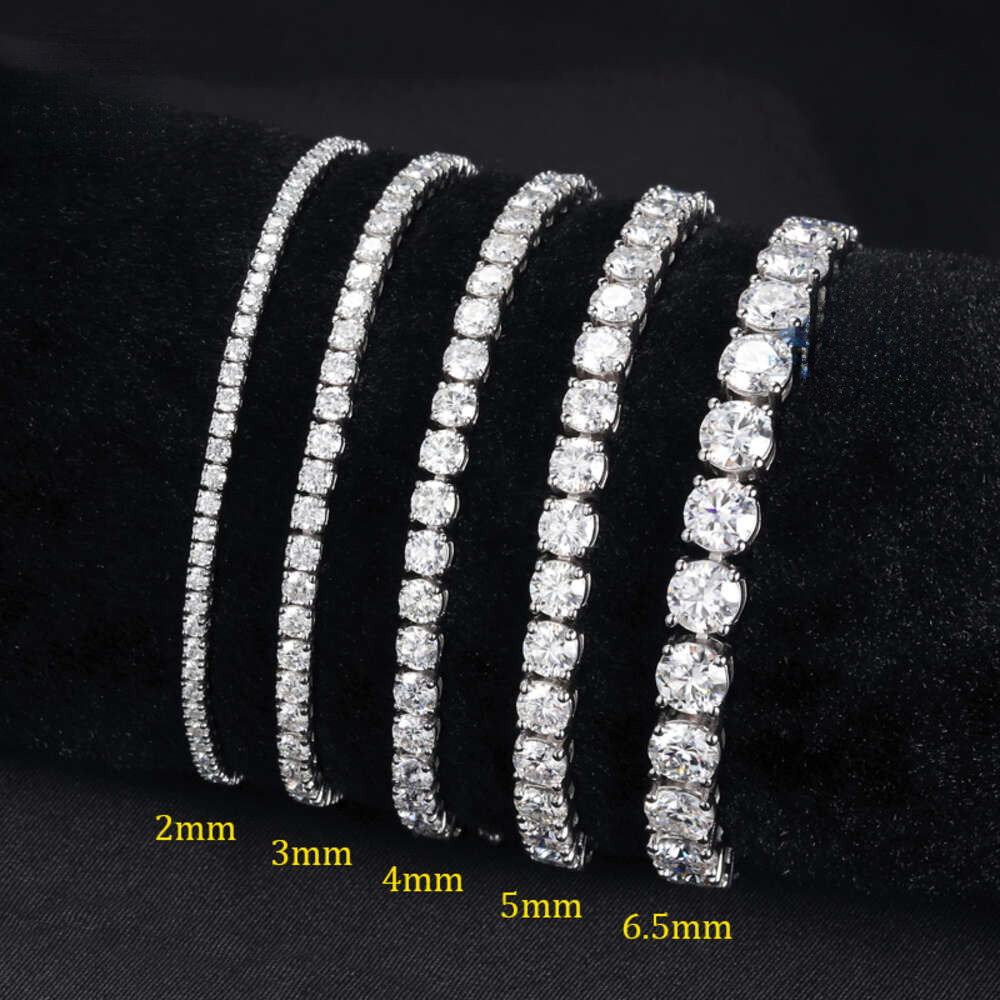 designer vvs necklace moissanite hip hop 2mm 3mm iced out dia sterg sier 4mm 5mm woman tennis chain valentines day gift