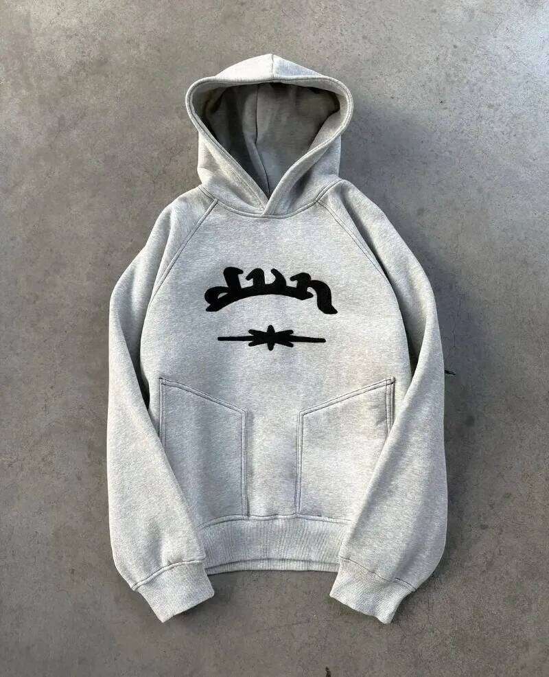 Y2k Divin Popular Series Hoodies Fashion Embroidery Hoodie Haruku Hip Hop Street Coat Loose Men Women Casual Hooded Sweatshirt