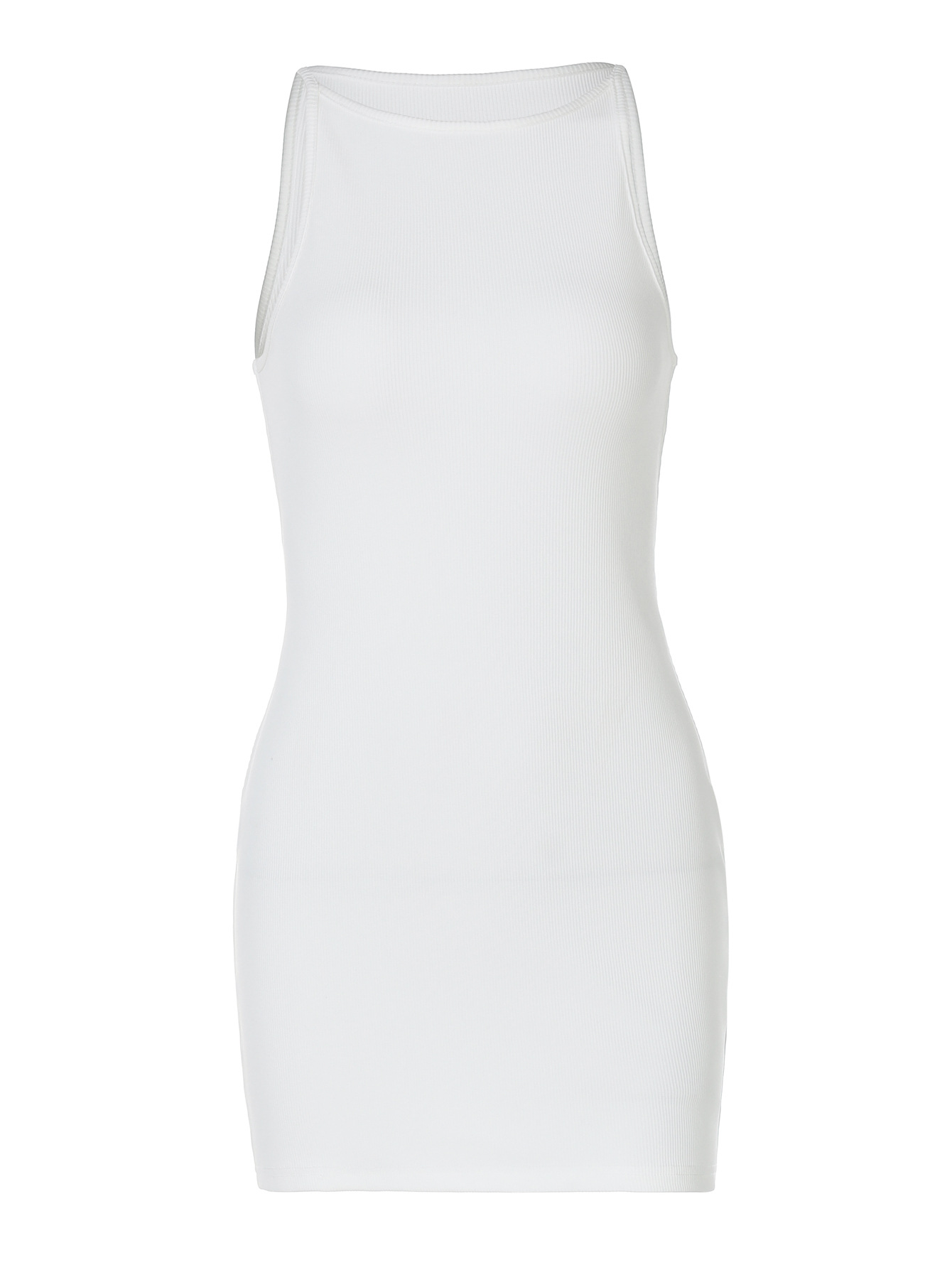 X827Summer new fashion casual solid color round neck sleeveless versatile short dress foreign trade