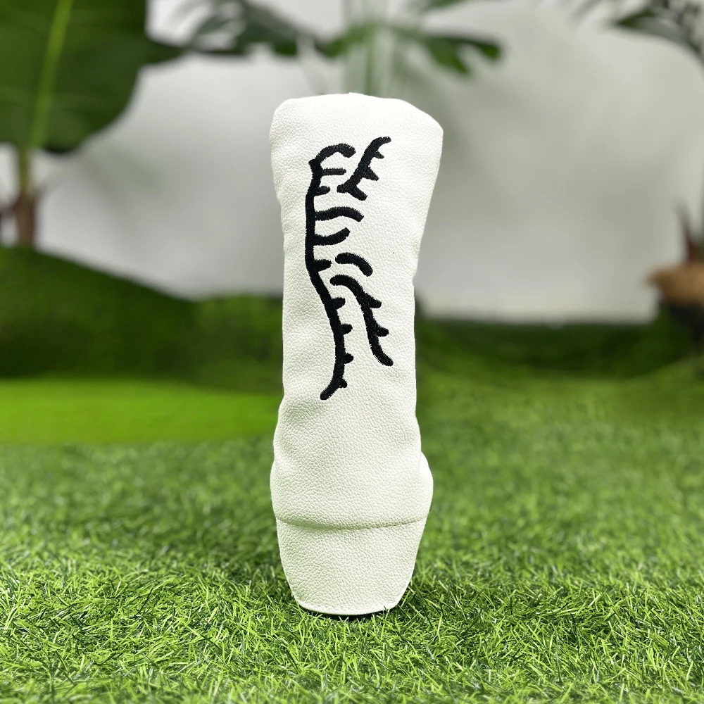 white abstract tiger golf club head cover Durable waterproof providing the protection for your golf club 250829