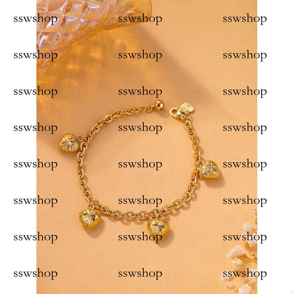 Fashion Gold-Plated Multi-Heart Bracelet Jewelry Fashionable Temperament Accessories