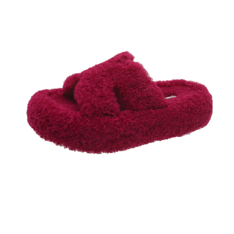 hot Free delivery designer ladies' shoes Fashionable cotton slippers with personalized fleece cotton slippers