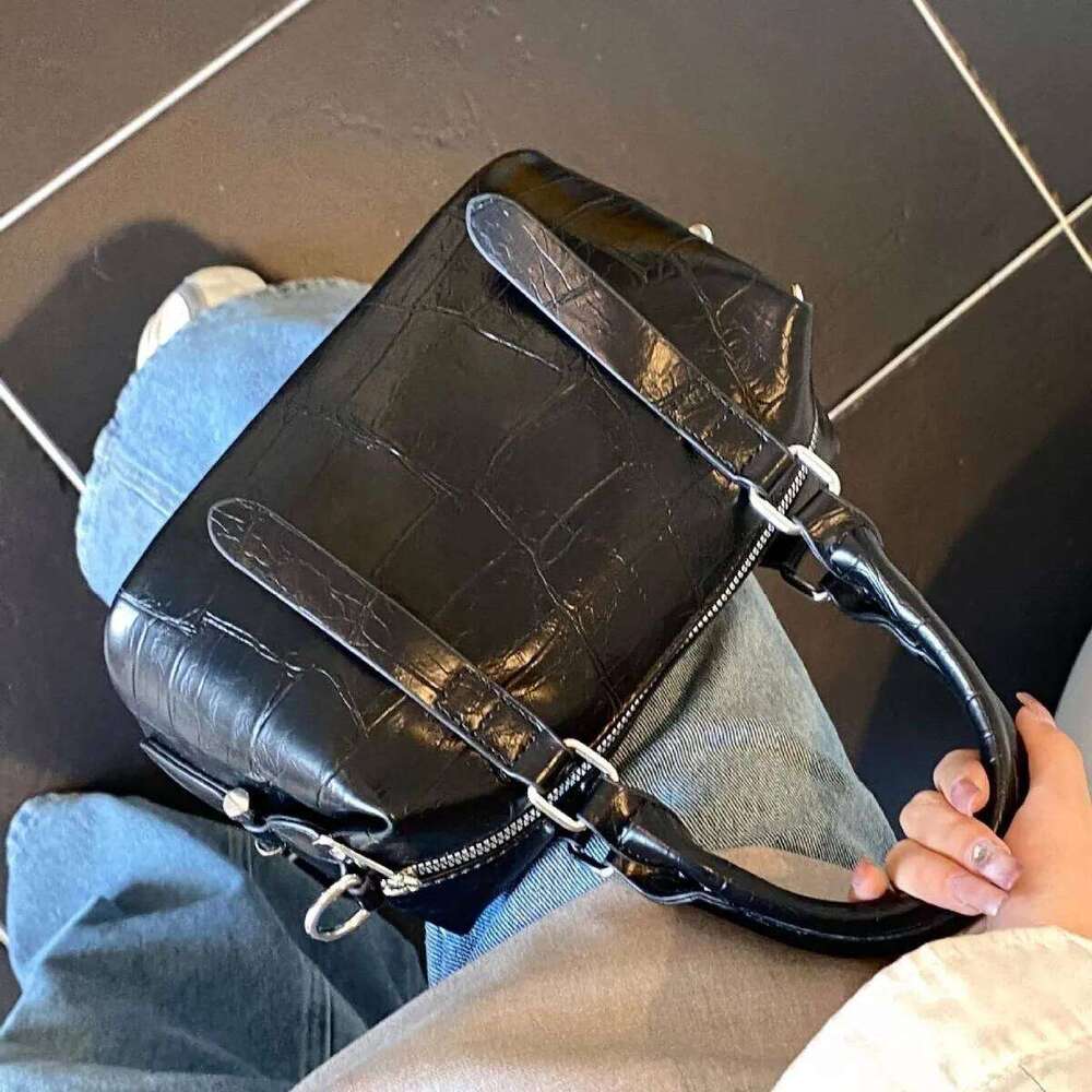 2025 Stone Texture Handbag For Women Stylish Shoulder Purse Minimalist Crossbody Tote Fashionable Versatile