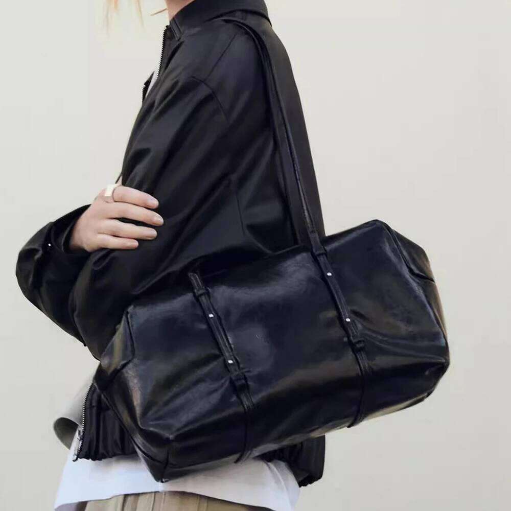 Large Capacity Shoulder High Quality Tote Bags For Women PU Leather Handbag Designer Boston Bag Shopper Purses Clutch