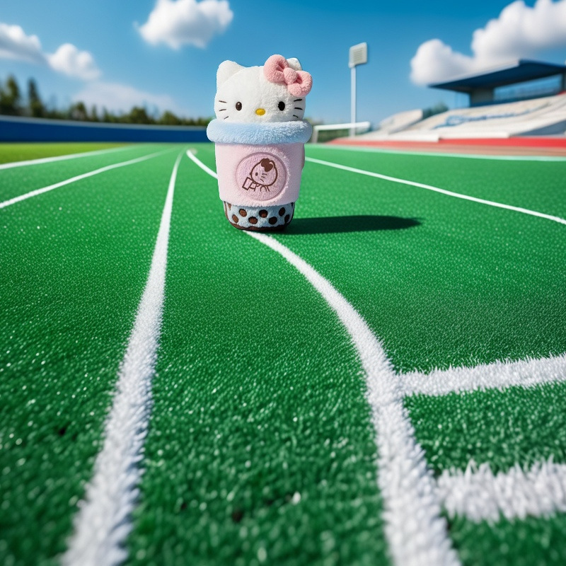 MINISOHello Kitty milk tea new creative periphery cute plush doll high value doll gift