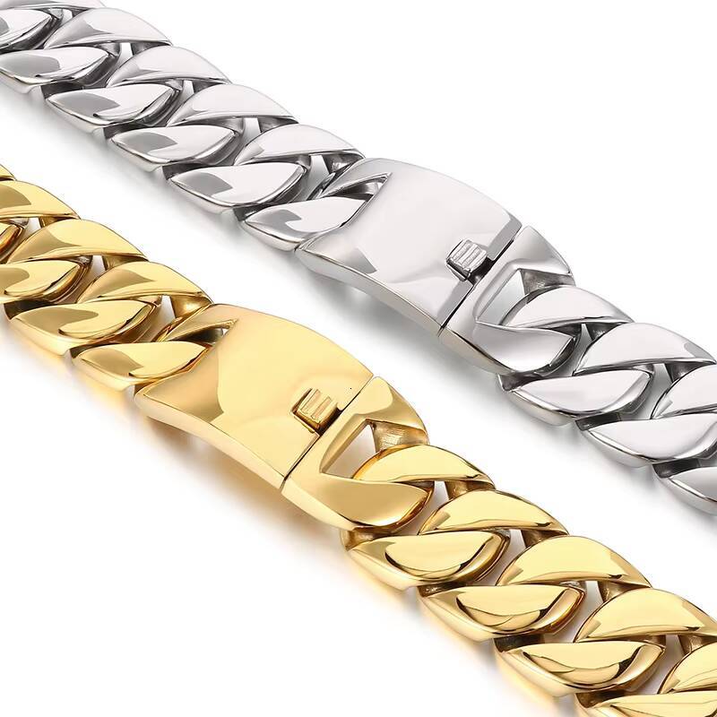 Wholesale Necklaces for Women New Arrival Fine Jewelry Chunky Gold Main Character Cuban Chain Choker Necklace for Women