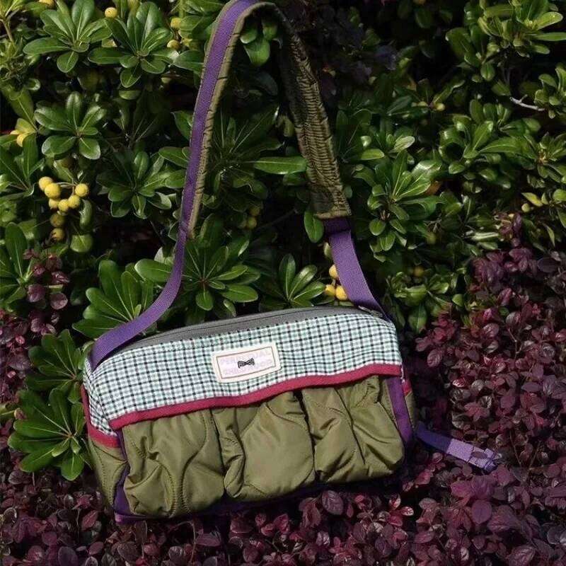 Richme Vintage Women Bag 2024 Trend Individuality Patchwork Concise Daily Boston Bolso Designer New In Crossbody Shoulder Bags