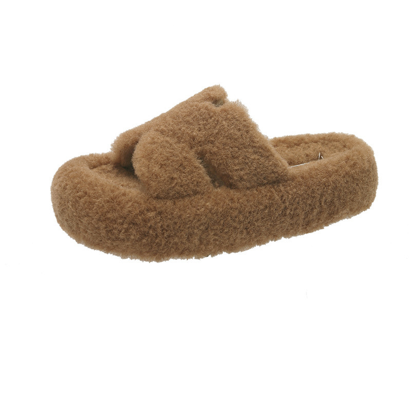 hot Free delivery designer ladies' shoes Fashionable cotton slippers with personalized fleece cotton slippers