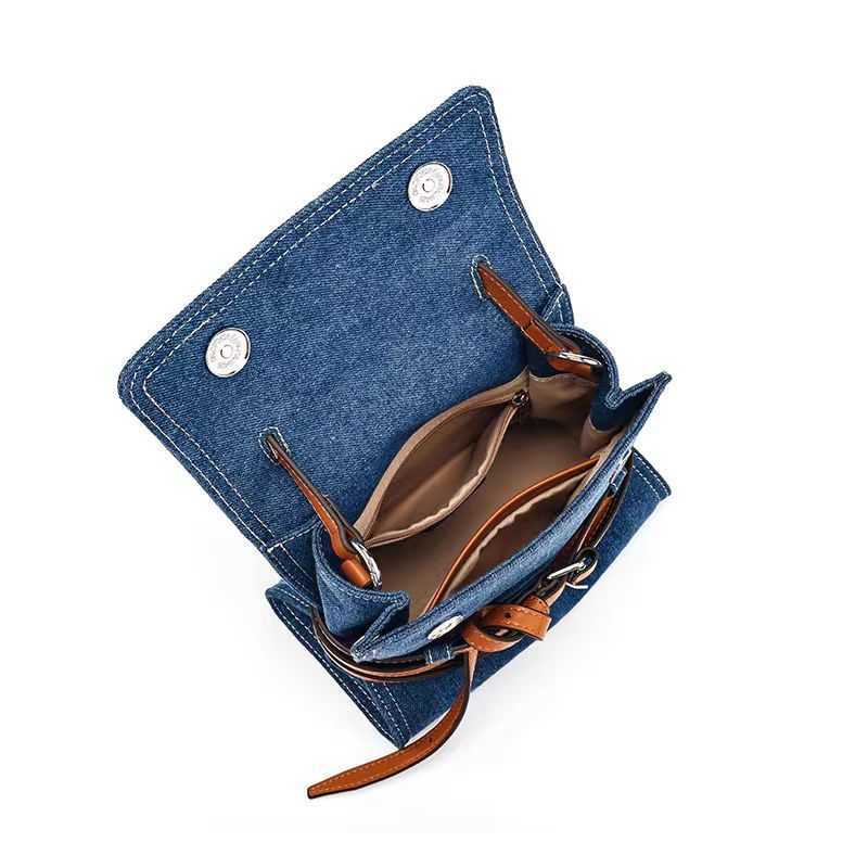 Ladies' handbag - 2025 new single-shoulder small square bag - Compact crossbody bucket bag Z250324