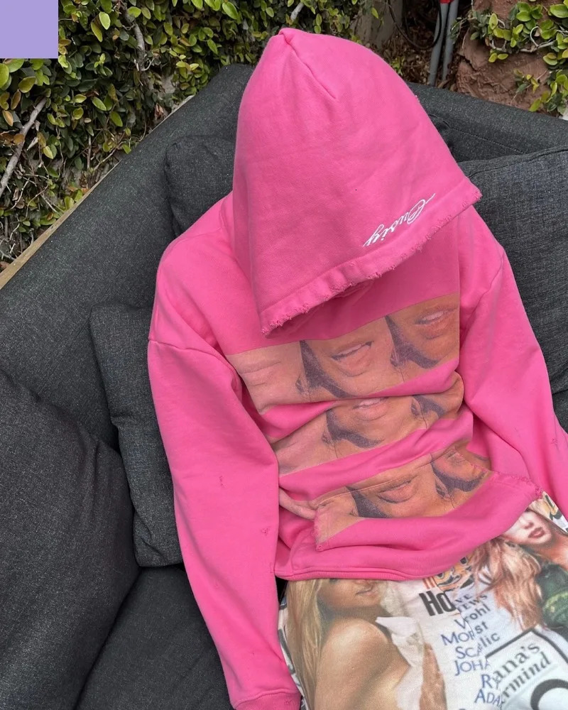 Trendy Streetwear Harajuku Gothpunk Oversized Hoodie Women Y2K 2025 Casual Retro Hiphop Rock Vintage Loose Sweatshirt Men 250829