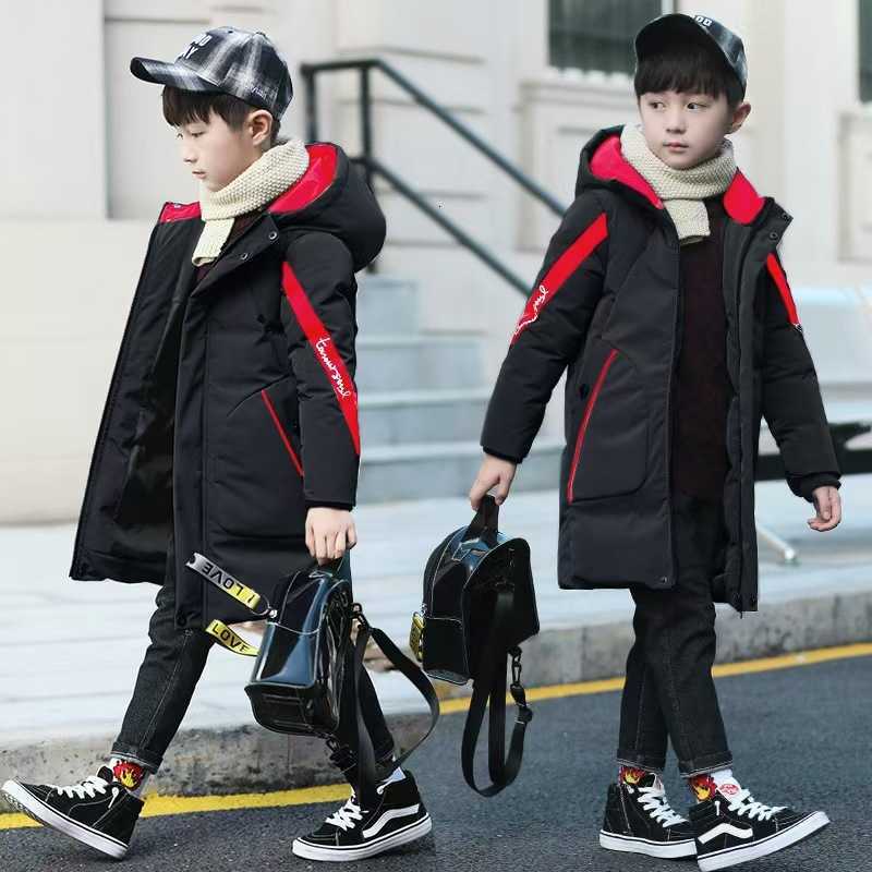 Children's winter clothing for boys - down and cotton coat 2025. Mid-length cotton coat for children. Large-sized for middle-sized boys Z250524