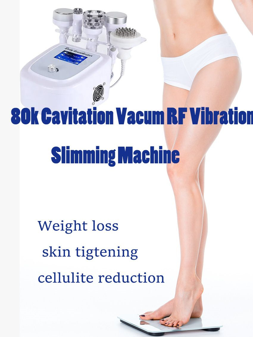 6 in 1 80K Lipo Cavitation RF Ultrasonic Vacuum Body Slimming Sculpting Machine Face Massager Facial Beauty Health Device