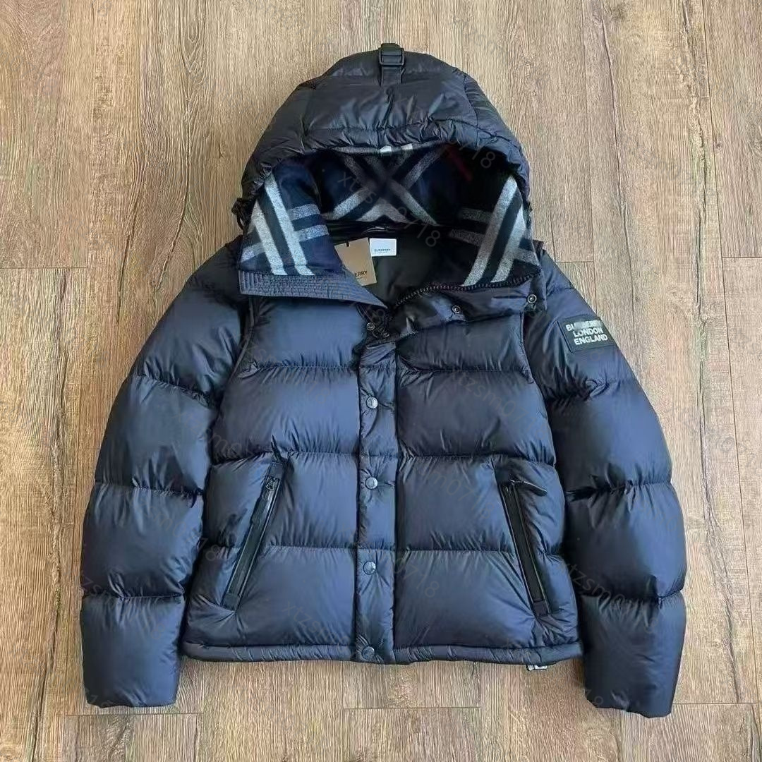 mens down jacket winter puffer jacket designer coats jackets unisex tops embroidery Stand Collar Loose Thick zipper Fashion winter outerwear winterjacke XL 12