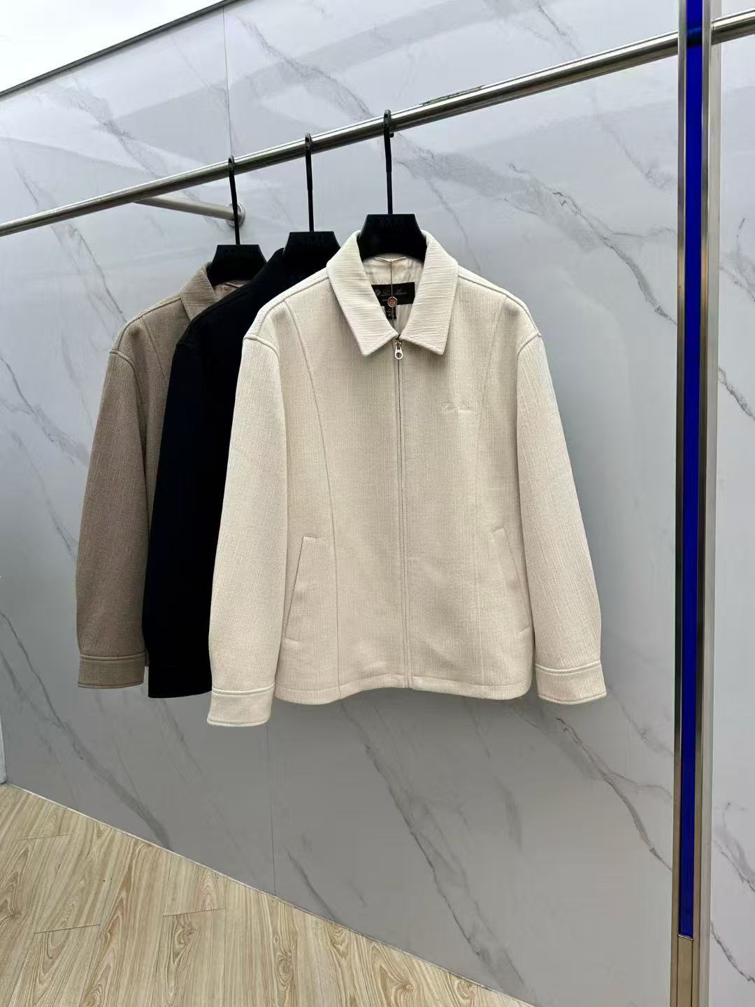 2025 Autumn New Designers Luxury Brand Mens Casual Jacket with Flap Collar