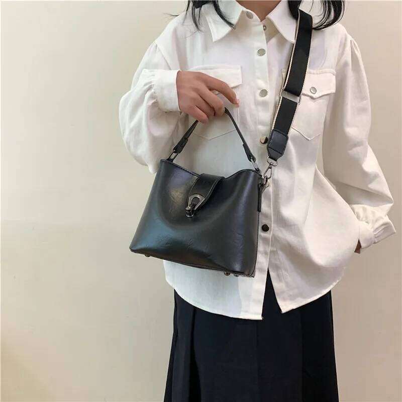 Small Cell Phone Women's Handbags Wallet Purse Vintage Multi Pocket Casual Crossbody Adjustable Strap Shoulder Bag