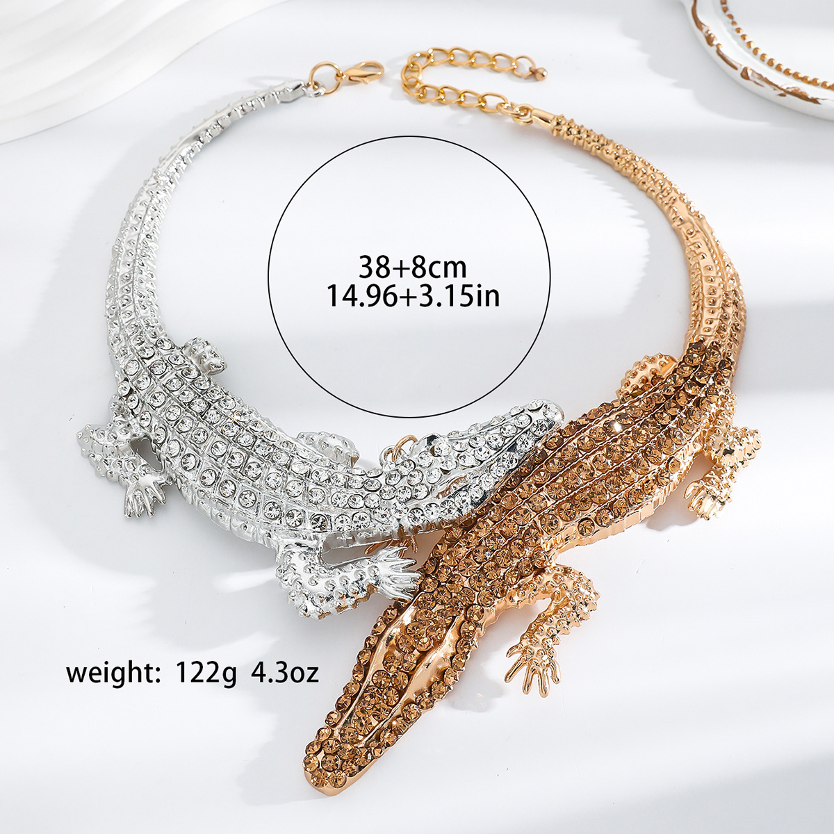Luxury Brand Designer Jewelry New European And American Exaggerated Personality High-End Design Sense Choker Necklace Women's Jewelry Accessories
