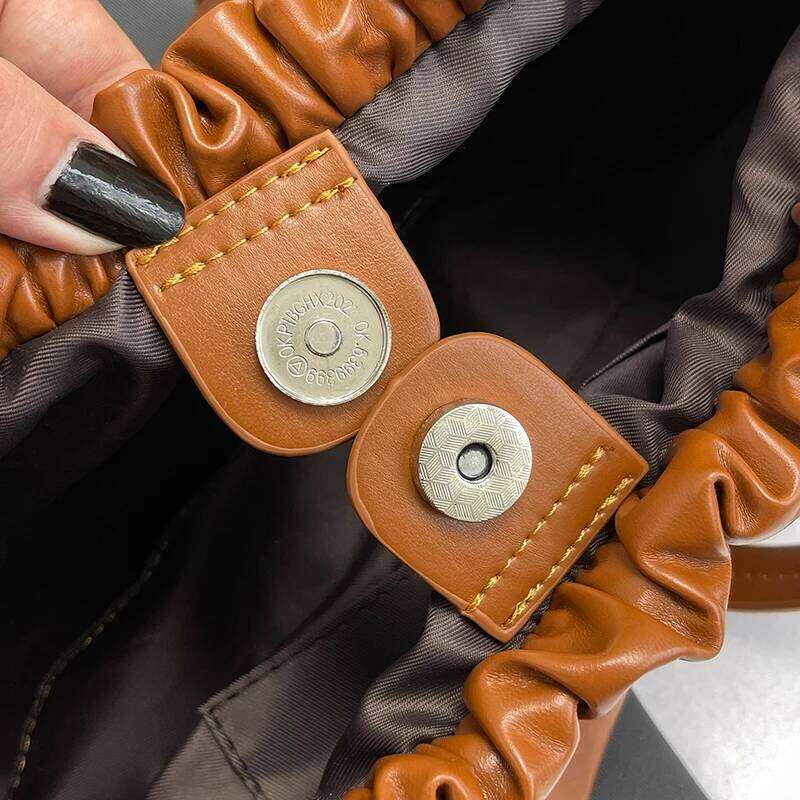 Women's PU Leather Underarm Shoulder Designer Crossbody Fashion Brand Ladies Casual Tote Messenger Bag Handbag