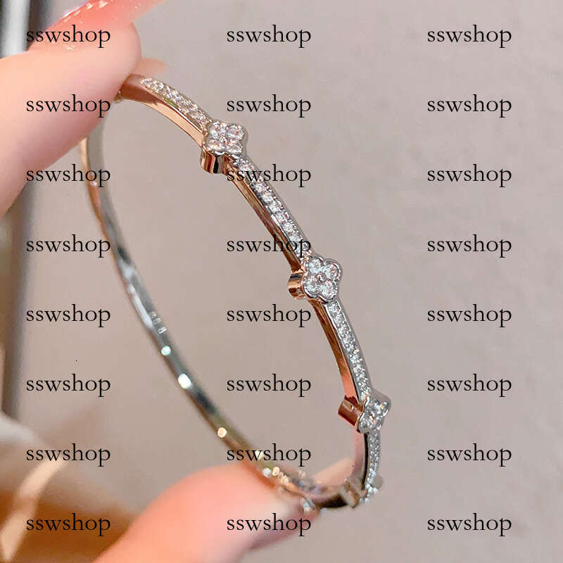 designer bracelet Trendy New Five-Leaf Clover Light Bracelet for women