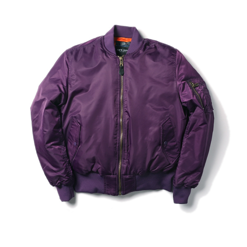 American military uniform - Classic MA1 winter season thick coat, pilot jacket, air force men's trendy baseball outfit
