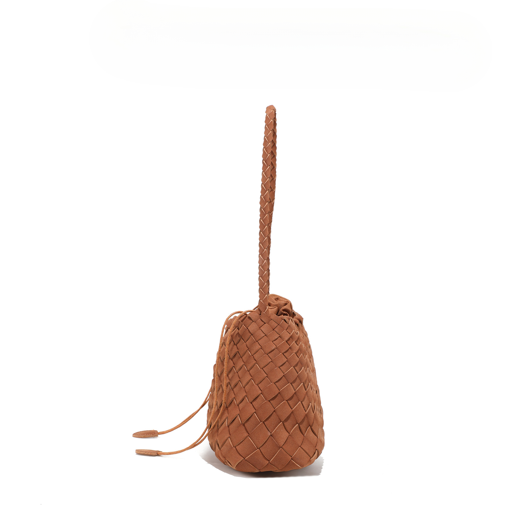 2025 autumn new French retro niche design casual fashion woven armpit bag light luxury suede handbag designer shoulder bag