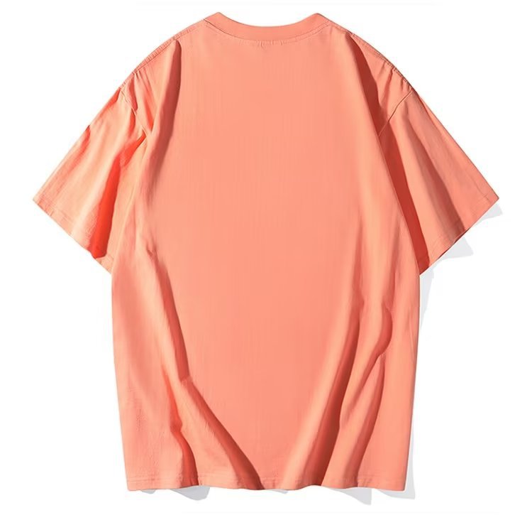 Luxurious Men's T-shirts With Round Necks Black And White Printed Designs High-quality Cotton Couple Style Loose Short-sleeved For both Men And W