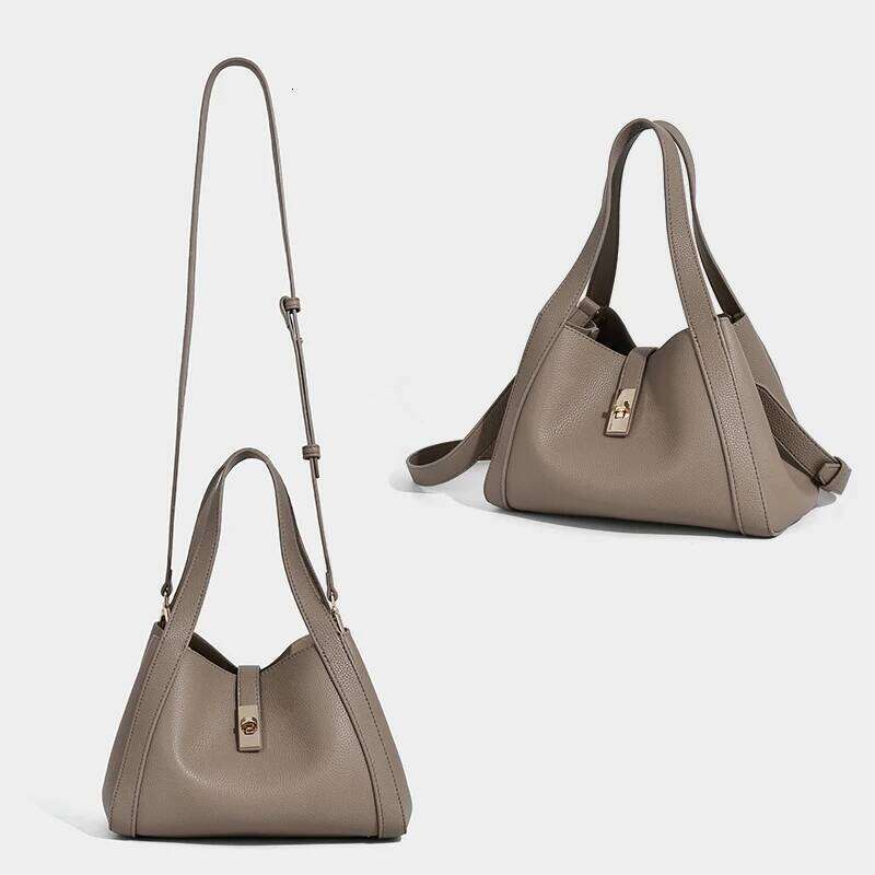 Best Seller Designer Bag Classic Small Tote Bags For Women Handbags Purses 2025 New In PU Lychee Pattern Lock With Inner Pocket Shoulder