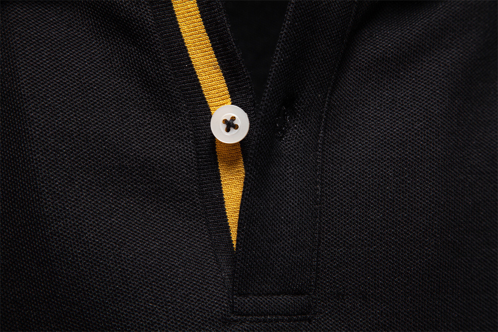 Men's Long Sleeve Polo Shirt Fashion Top 2025 Collared Shirt Casual Versatile Solid Color Polo Long Sleeve Autumn Men's European size: S-2XL