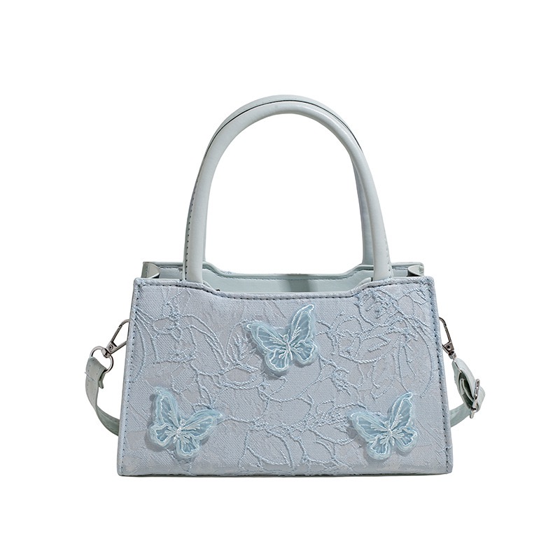 free shipping designer shoulder bags casual handbag Embroidery fashionable Tote bag for women 2025 new style grey