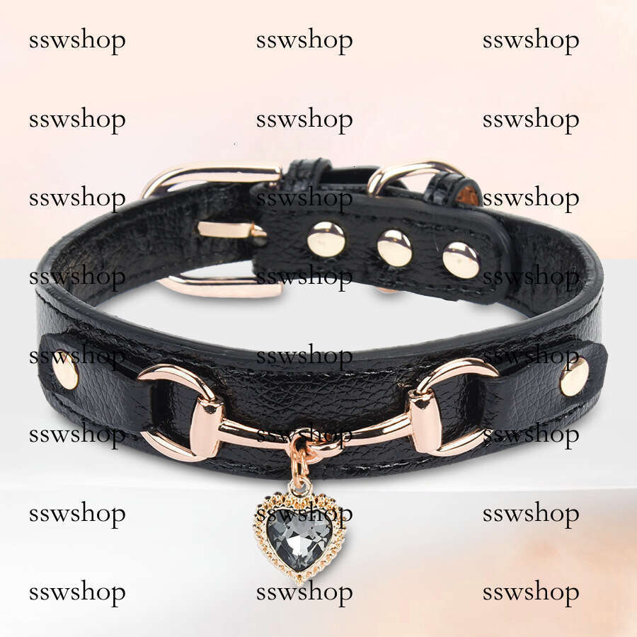 Ocean Heart Dog Puppy Durable Leash Pet Collar Accessories for Small and Medium Dogs Outdoor Walking