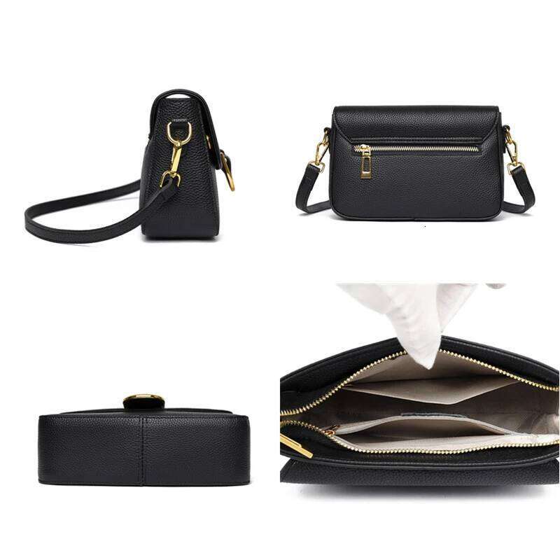 Women Real Cow Handbag Fashion Ladies Shoulder Crossbody Bag Genuine Leather Tote Bags 2025 New Female Sac A Main