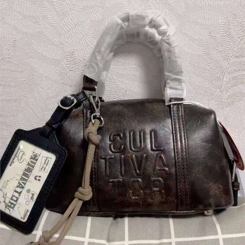 JIAERDI Vintage Style Card Slot Boston Handbag Women Trendy Multifunctional Shoulder Bag Ladies Leather Spacious Bags Y2k