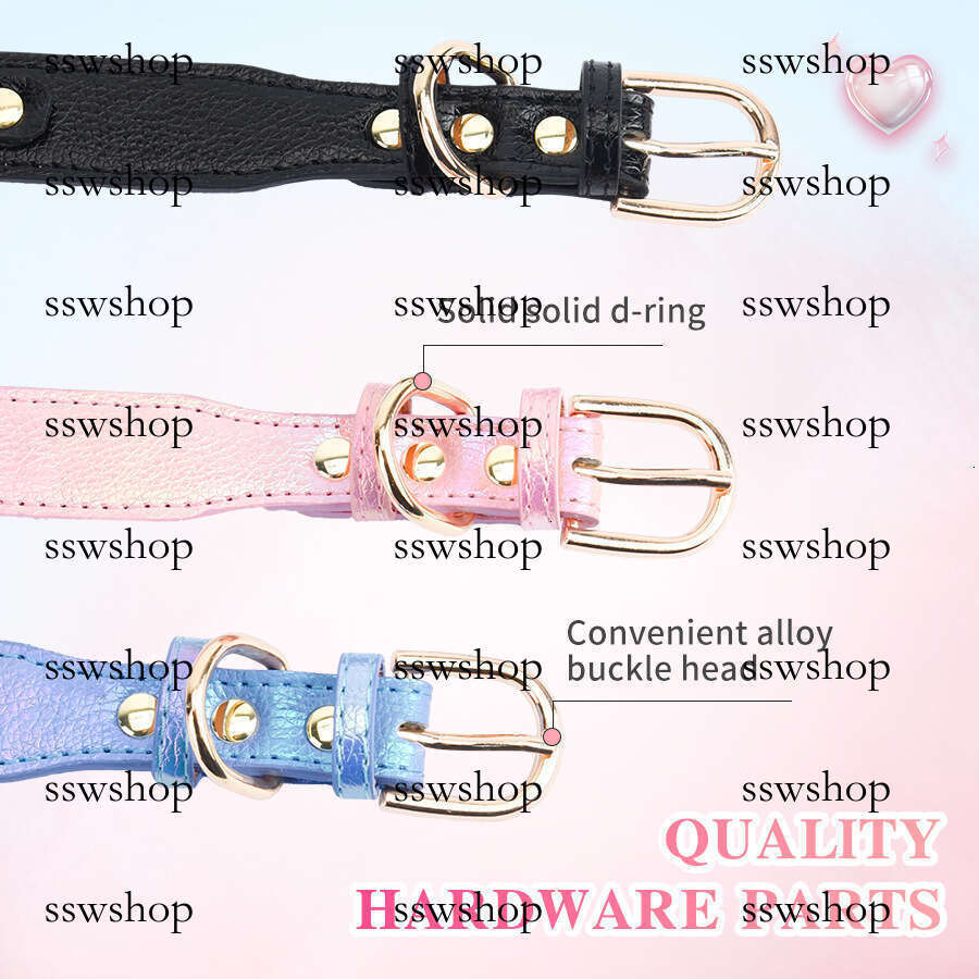 Ocean Heart Dog Puppy Durable Leash Pet Collar Accessories for Small and Medium Dogs Outdoor Walking