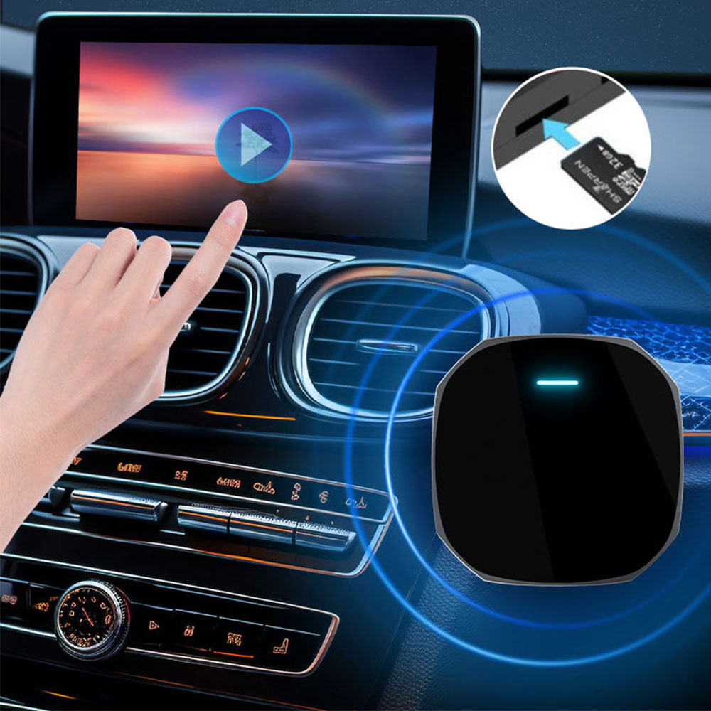 Kowankit Wireless Carplay Android Auto AI Box, Plug & Play Fits Cars, H618 Chip,3in1 2+16GB Android 12 Car Play Adapter, USB-Powered, Battery-Free, No